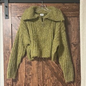 Cozy Olive Green Sweater
